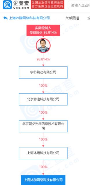 字节跳动关联公司成立新公司,经营范围含动漫游戏开发等